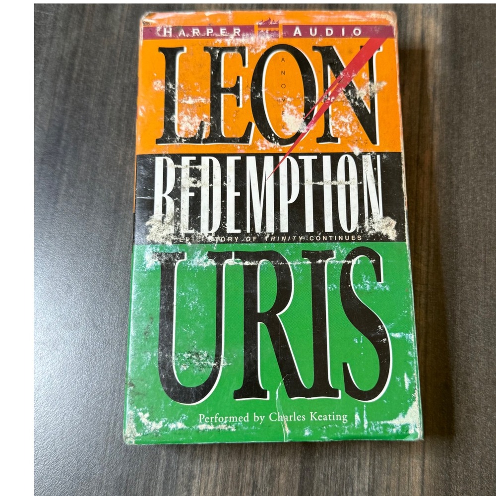 Harper Audio Leon Uris‎ Redemption Audiobook Cassette Tapes Charles Keating